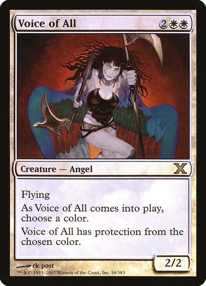 Voice of All (Premium Foil) [Tenth Edition] | Good Games North