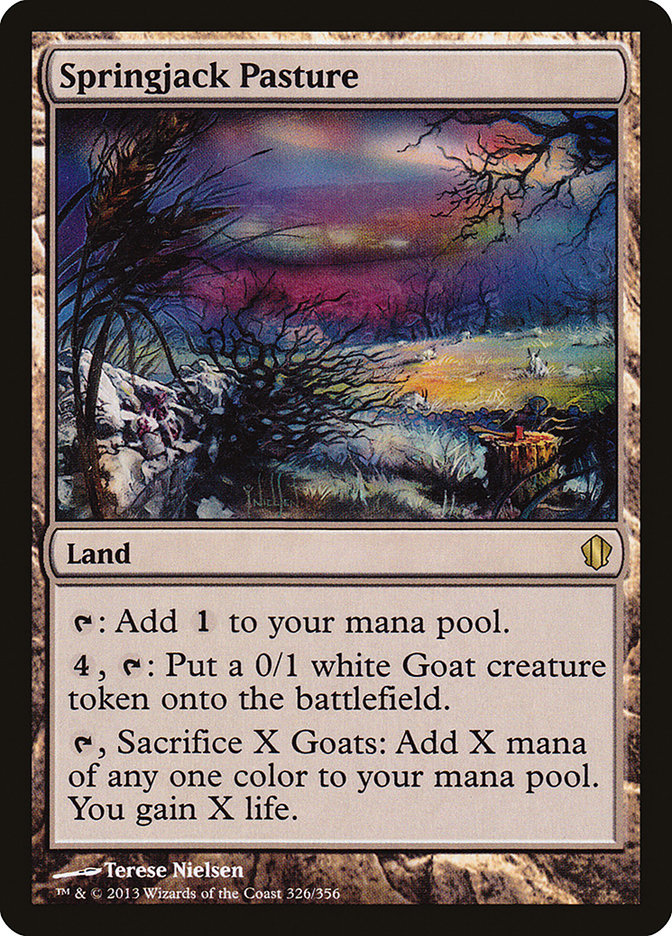 Springjack Pasture [Commander 2013] | Good Games North