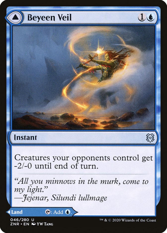 Beyeen Veil // Beyeen Coast [Zendikar Rising] | Good Games North