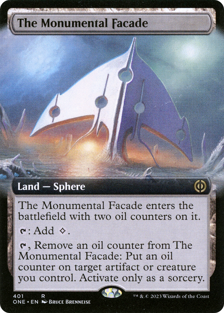 The Monumental Facade (Extended Art) [Phyrexia: All Will Be One] | Good Games North