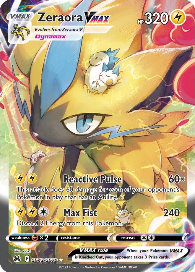 Zeraora VMAX (GG42/GG70) [Sword & Shield: Crown Zenith] | Good Games North