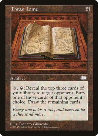 Thran Tome [Weatherlight] | Good Games North