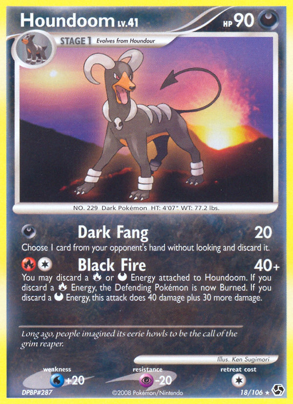 Houndoom (18/106) [Diamond & Pearl: Great Encounters] | Good Games North
