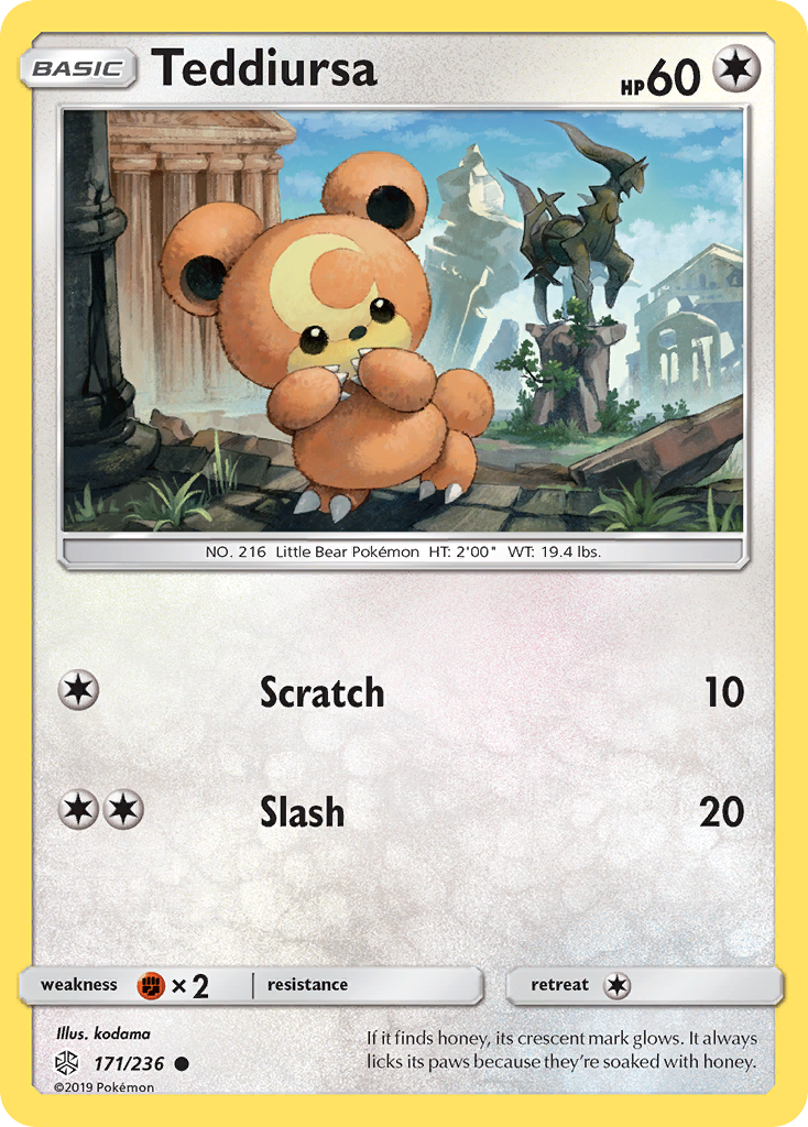 Teddiursa (171/236) [Sun & Moon: Cosmic Eclipse] | Good Games North