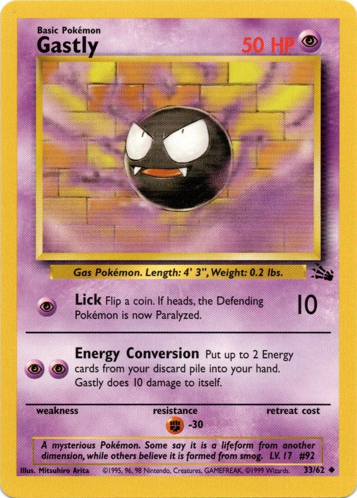 Gastly (33/62) [Fossil Unlimited] | Good Games North
