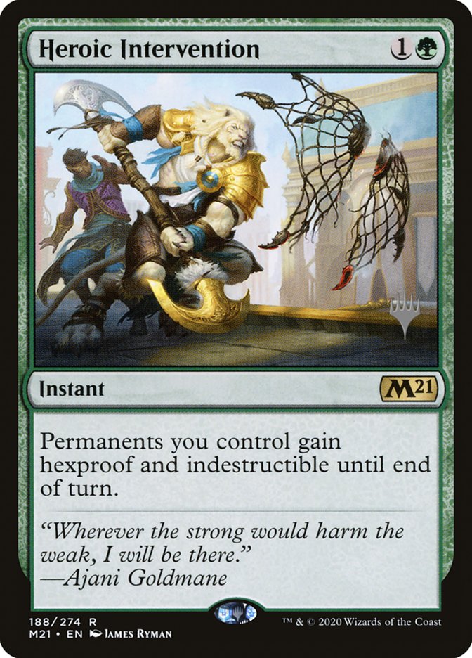 Heroic Intervention (Promo Pack) [Core Set 2021 Promos] | Good Games North