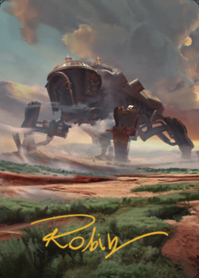 Plains (2) Art Card (Gold-Stamped Signature) [The Brothers' War Art Series] | Good Games North