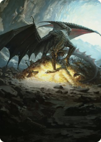 Ancient Copper Dragon Art Card (04) [Commander Legends: Battle for Baldur's Gate Art Series] | Good Games North