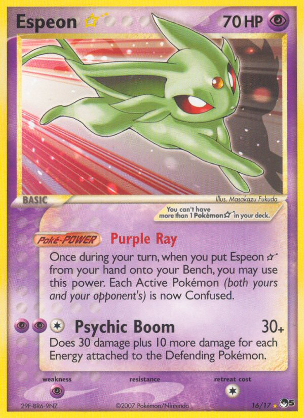 Espeon Star (16/17) [POP Series 5] | Good Games North