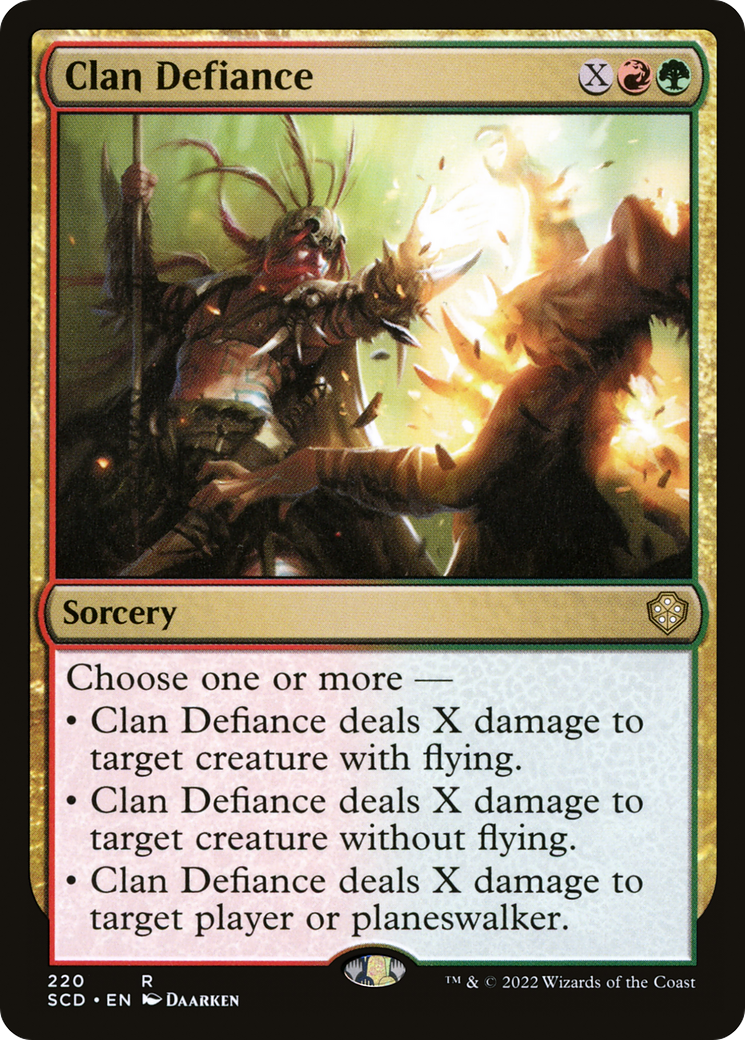 Clan Defiance [Starter Commander Decks] | Good Games North