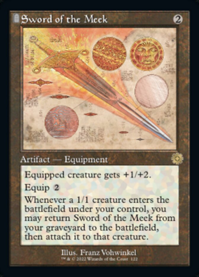Sword of the Meek (Retro Schematic) [The Brothers' War Retro Artifacts] | Good Games North