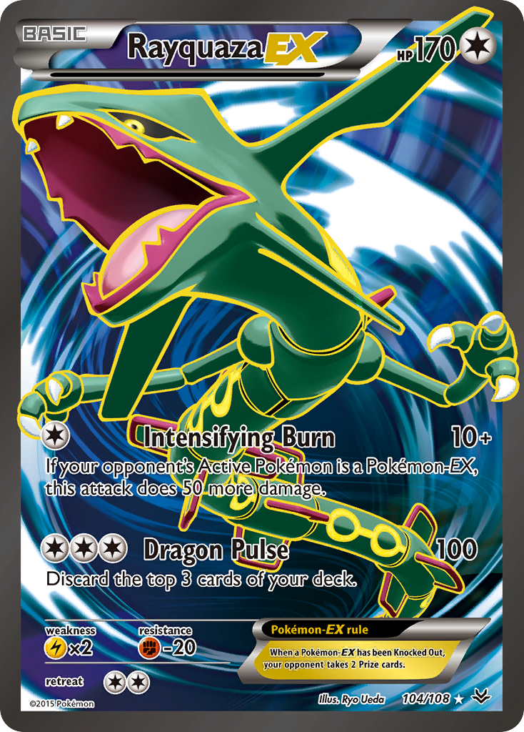 Rayquaza EX (104/108) [XY: Roaring Skies] | Good Games North