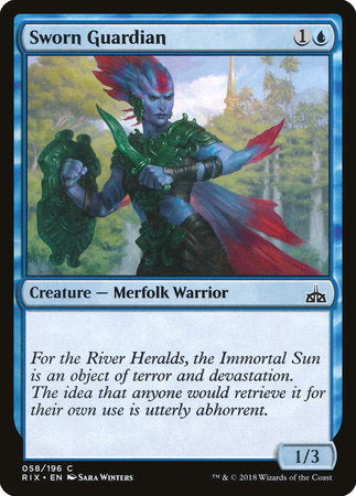 Sworn Guardian [Rivals of Ixalan] | Good Games North