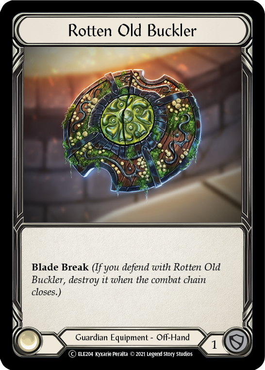 Rotten Old Buckler [U-ELE204] Unlimited Rainbow Foil | Good Games North