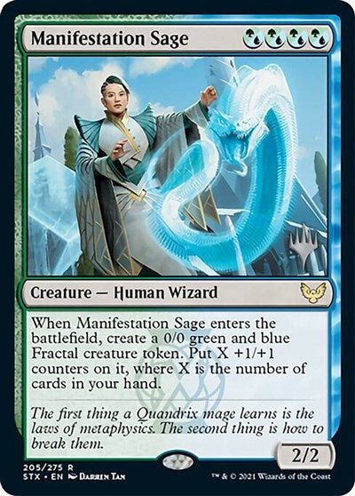 Manifestation Sage (Promo Pack) [Strixhaven: School of Mages Promos] | Good Games North
