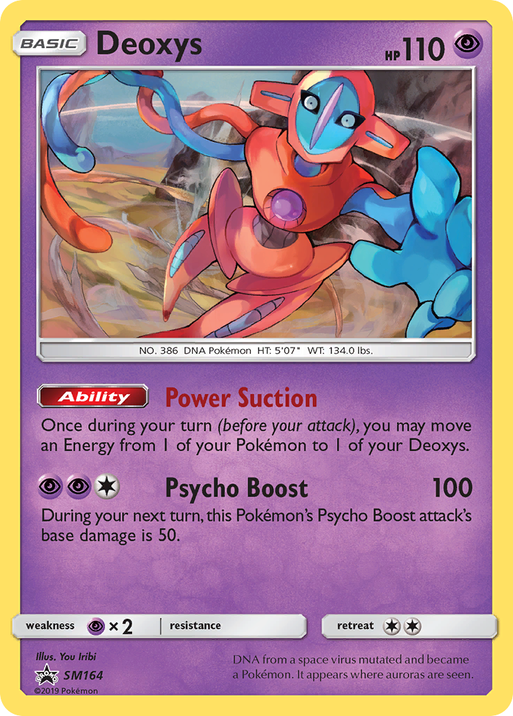Deoxys (SM164) [Sun & Moon: Black Star Promos] | Good Games North