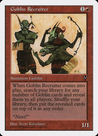 Goblin Recruiter [Anthologies] | Good Games North