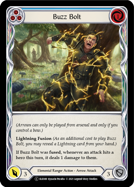 Buzz Bolt (Blue) [U-ELE049] Unlimited Rainbow Foil | Good Games North