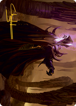 Extus, Oriq Overlord Art Card (Gold-Stamped Signature) [Strixhaven: School of Mages Art Series] | Good Games North