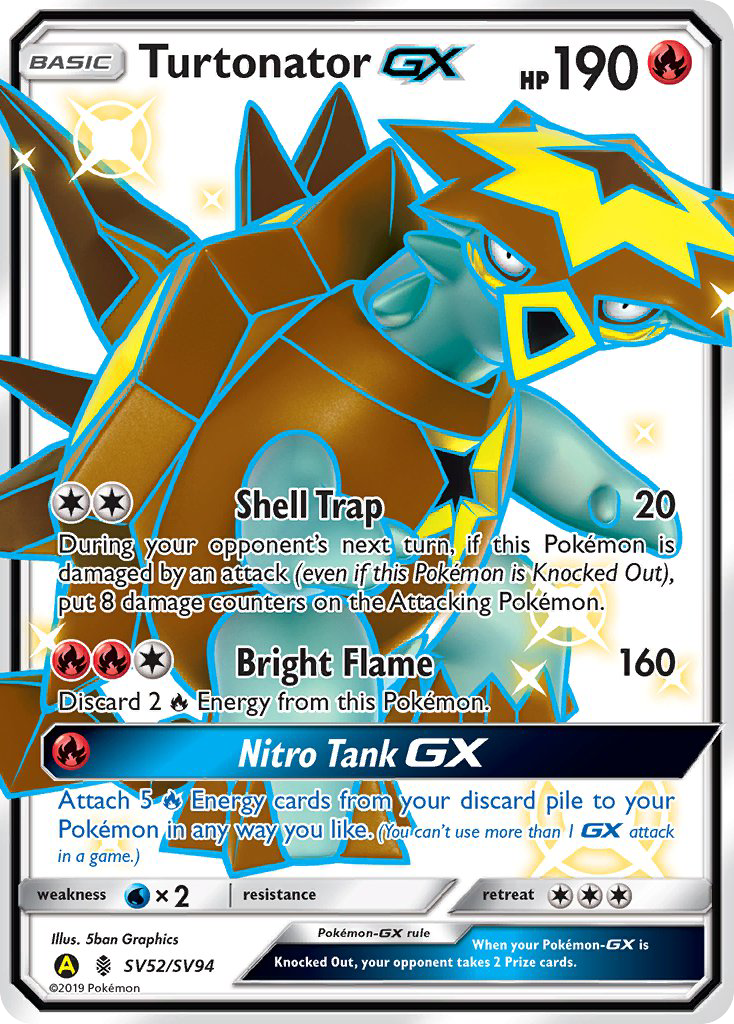 Turtonator GX (SV52/SV94) [Sun & Moon: Hidden Fates - Shiny Vault] | Good Games North