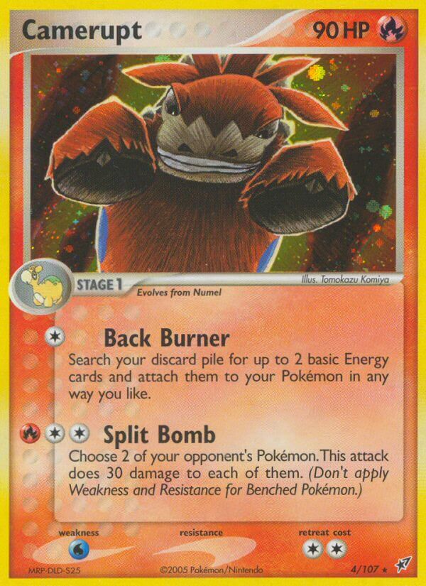 Camerupt (4/107) (Theme Deck Exclusive) [EX: Deoxys] | Good Games North