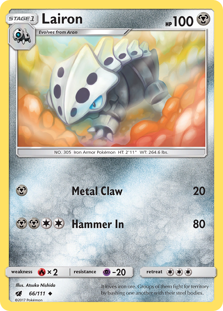 Lairon (66/111) [Sun & Moon: Crimson Invasion] | Good Games North