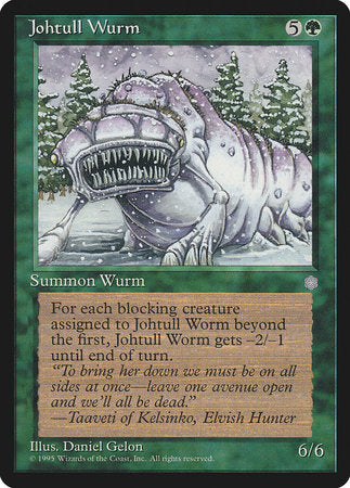 Johtull Wurm [Ice Age] | Good Games North