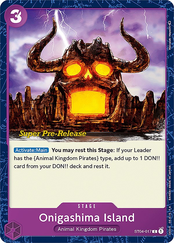 Onigashima Island [Super Pre-Release Starter Deck: Animal Kingdom Pirates] | Good Games North