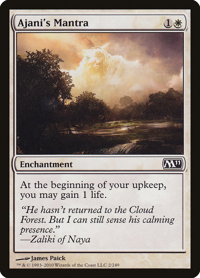 Ajani's Mantra [Magic 2011] | Good Games North
