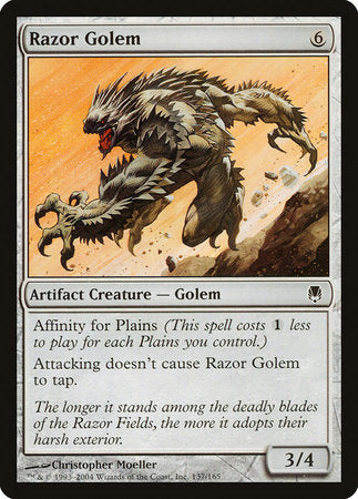 Razor Golem [Darksteel] | Good Games North