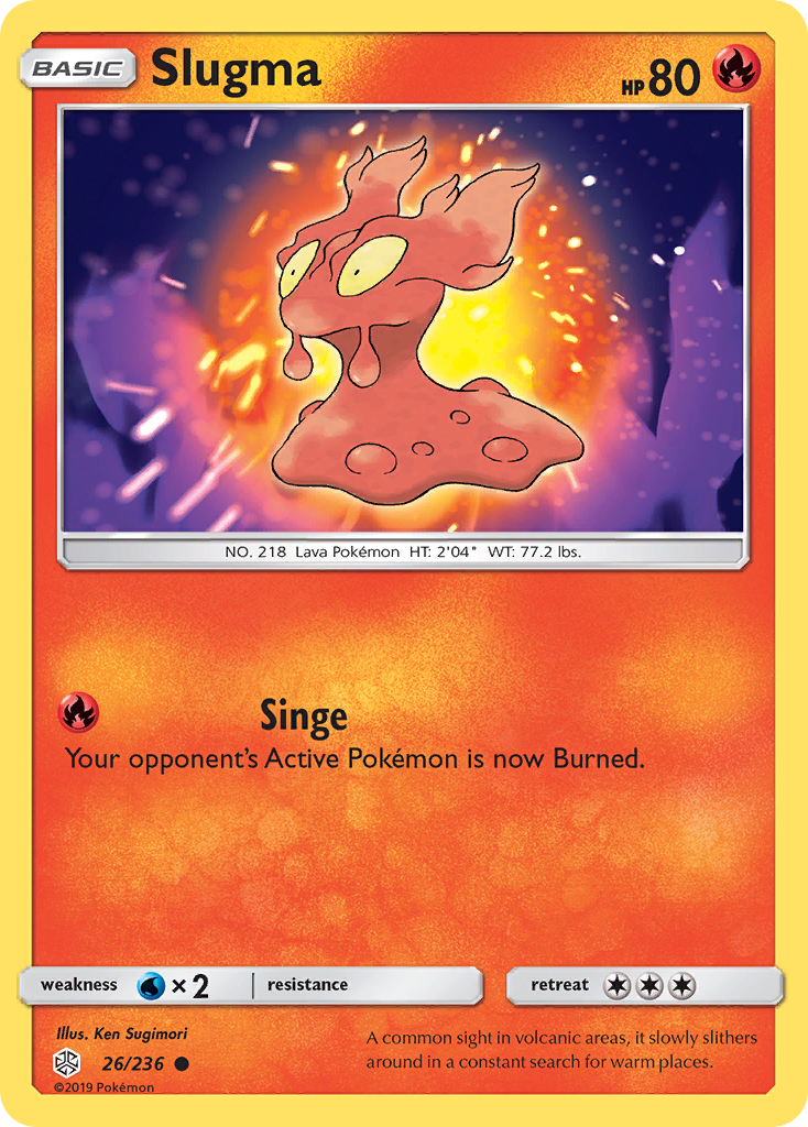 Slugma (26/236) [Sun & Moon: Cosmic Eclipse] | Good Games North