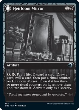 Heirloom Mirror // Inherited Fiend [Innistrad: Double Feature] | Good Games North