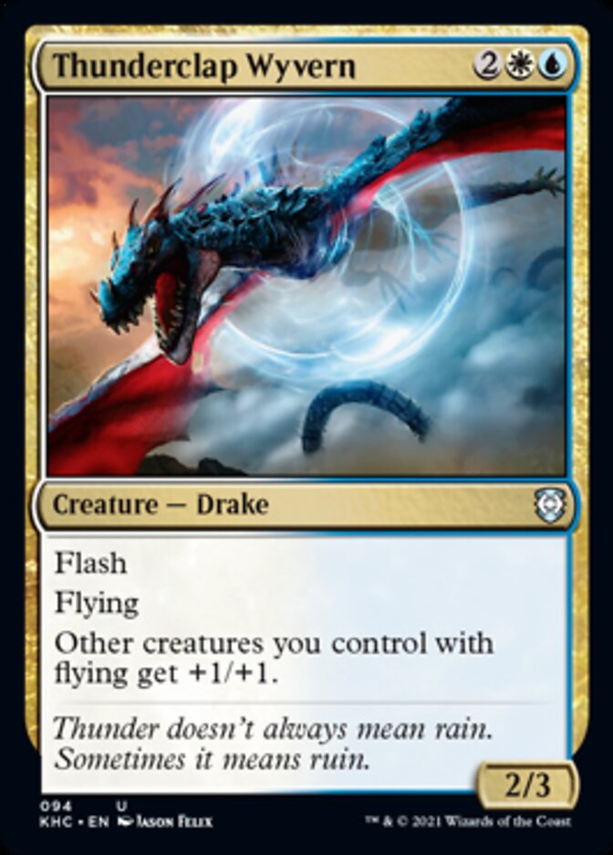 Thunderclap Wyvern [Kaldheim Commander] | Good Games North