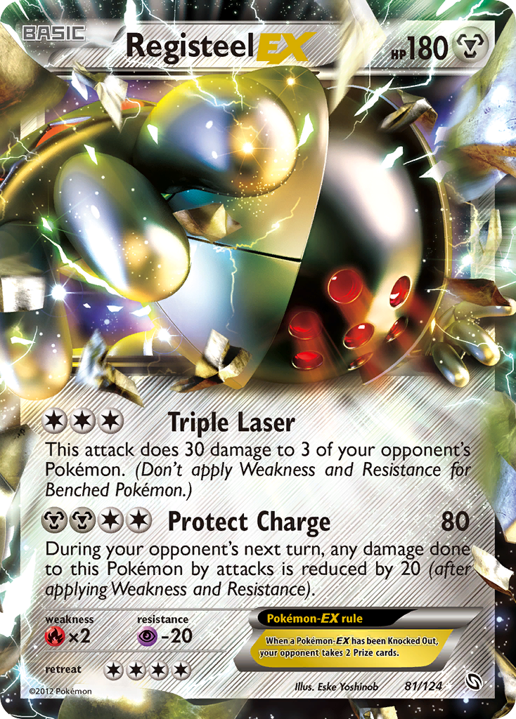 Registeel EX (81/124) [Black & White: Dragons Exalted] | Good Games North