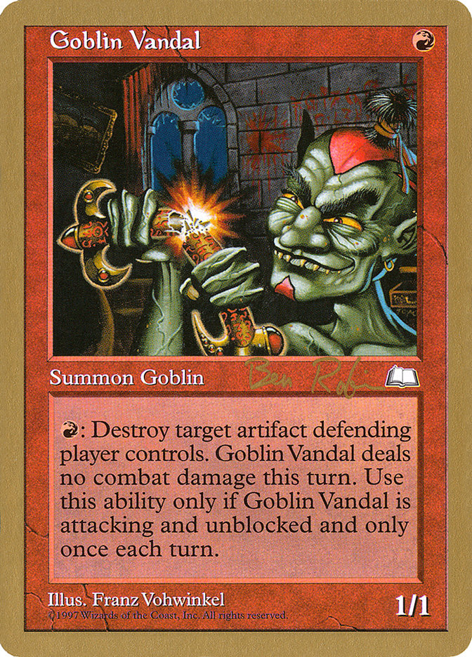 Goblin Vandal (Ben Rubin) [World Championship Decks 1998] | Good Games North