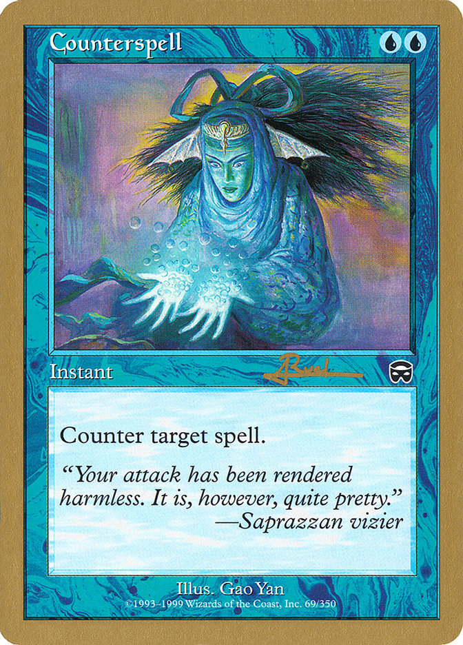Counterspell (Antoine Ruel) (MMQ) [World Championship Decks 2001] | Good Games North