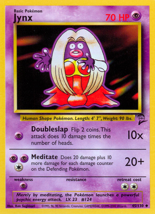 Jynx (45/130) [Base Set 2] | Good Games North