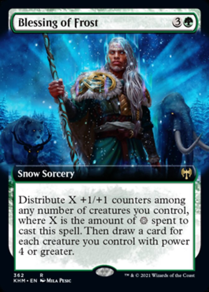 Blessing of Frost (Extended Art) [Kaldheim] | Good Games North