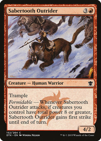 Sabertooth Outrider [Dragons of Tarkir] | Good Games North
