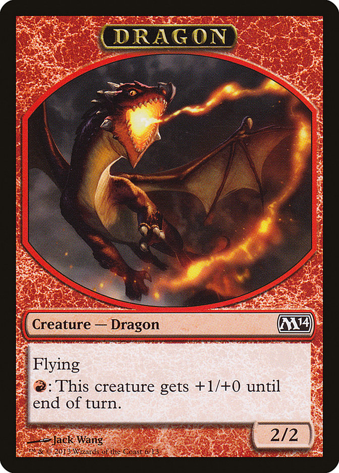 Dragon [Magic 2014 Tokens] | Good Games North