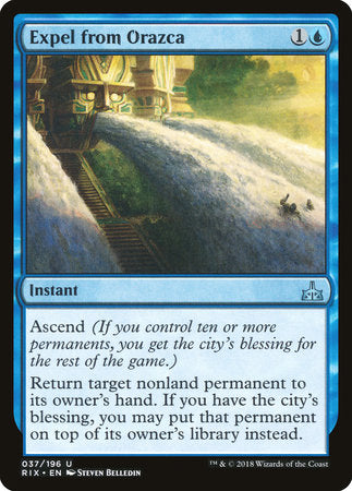 Expel from Orazca [Rivals of Ixalan] | Good Games North