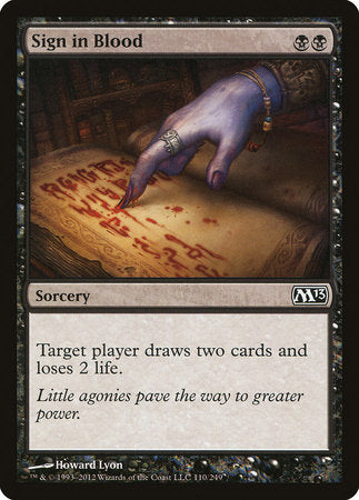Sign in Blood [Magic 2013] | Good Games North