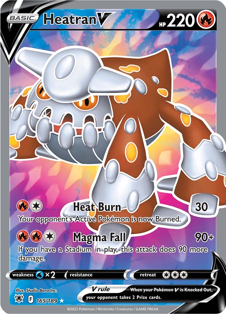 Heatran V (165/189) [Sword & Shield: Astral Radiance] | Good Games North