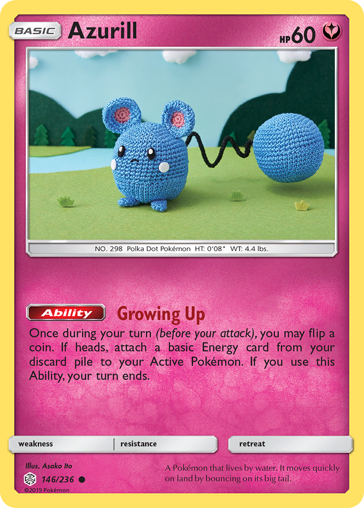 Azurill (146/236) [Sun & Moon: Cosmic Eclipse] | Good Games North