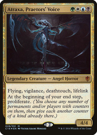 Atraxa, Praetors' Voice (Commander 2016) [Commander 2016 Oversized] | Good Games North