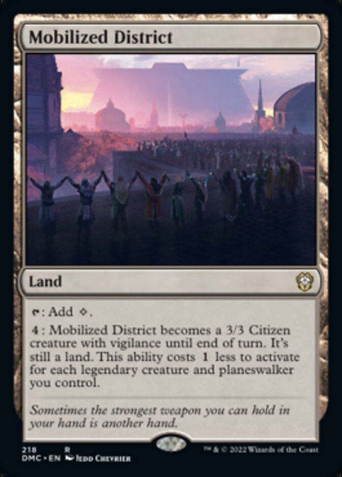 Mobilized District [Dominaria United Commander] | Good Games North