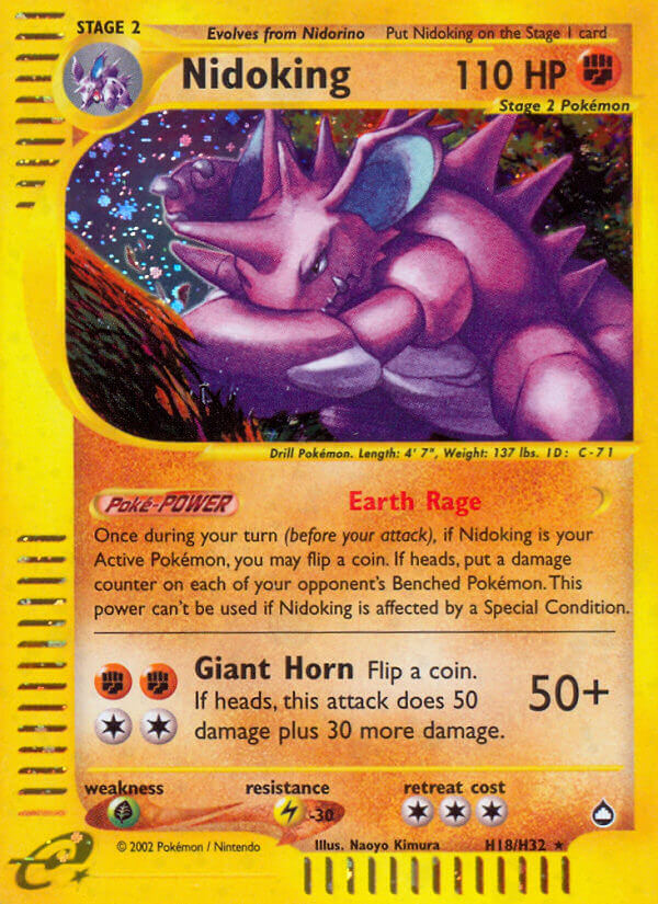 Nidoking (H18/H32) [Aquapolis] | Good Games North