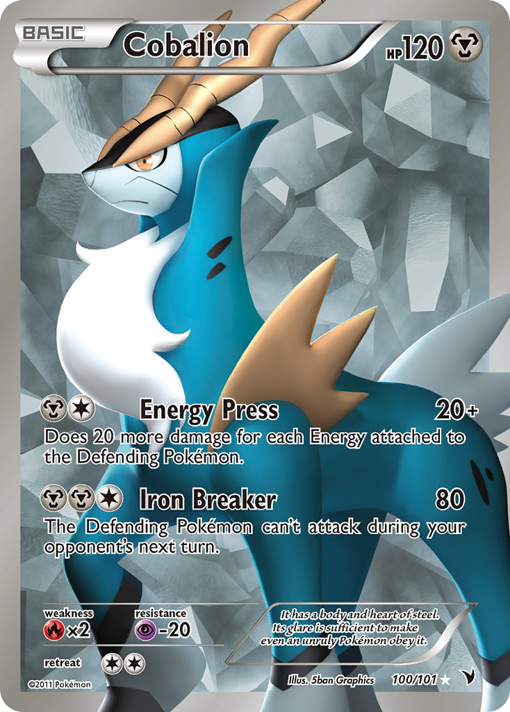 Cobalion (100/101) [Black & White: Noble Victories] | Good Games North