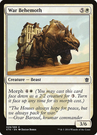 War Behemoth [Khans of Tarkir] | Good Games North