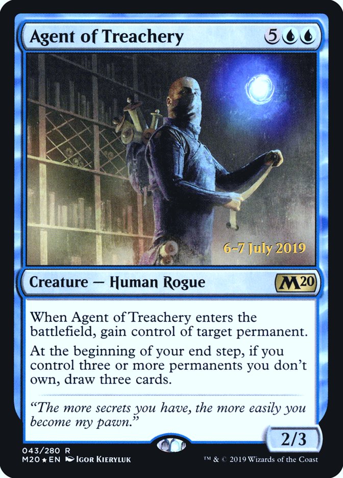 Agent of Treachery  [Core Set 2020 Prerelease Promos] | Good Games North